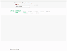 Tablet Screenshot of cddindia.org